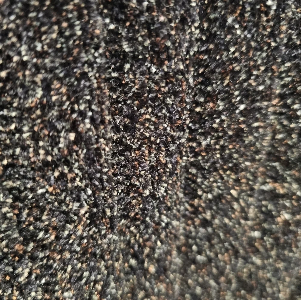 Pendleton Vintage Ribbed Chenille Sweater Black Brown Mix Size S